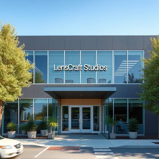 Exterior view of LensCraft Studios building